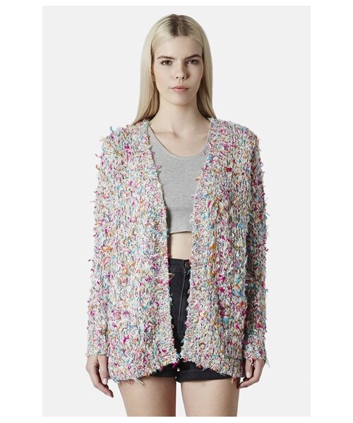 TOPSHOP（トップショップ）の「Topshop Textured Multicolor Cardigan（カーディガン/ボレロ・Pink Multi・Regular 4 (0-2 US)/Regular 2 (0 US)/Regular 10 (10-12 US)）」の6枚目の写真