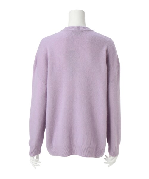 G.V.G.V.（ジーヴィージーヴィー）の「BRUSHED CASHMERE V-NECK TOP（トップス・レディース・PURPLE・XS）」の3枚目の写真