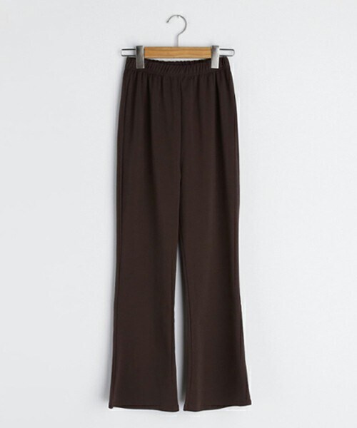 DHOLIC（ディーホリック）の「イージーブーツカットパンツ（その他パンツ・レディース・ブラック/グリーン/ブラウン/イエロー/ベージュ・FREE）」の2枚目の写真