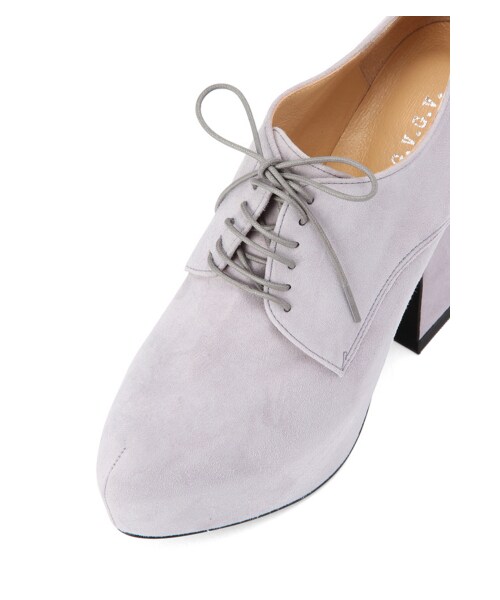 G.V.G.V.（ジーヴィージーヴィー）の「FLARED HEEL LACE UP SHOES（シューズ・レディース・GREY・M）」の5枚目の写真