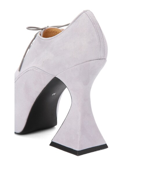G.V.G.V.（ジーヴィージーヴィー）の「FLARED HEEL LACE UP SHOES（シューズ・レディース・GREY・M）」の6枚目の写真