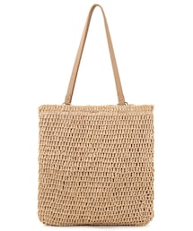 GRL | 編み込みペーパートートバッグ(トートバッグ)