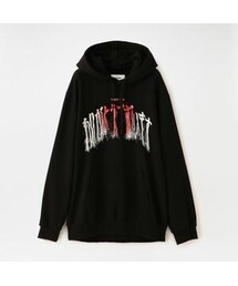【doublet】MEN パーカー THANK YOU FRINGE EMBROIDERY HOODIE 20AW35CS165