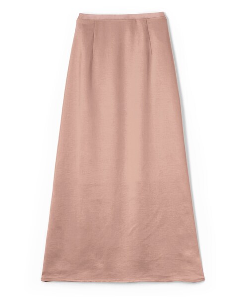 GRL（グレイル）の「サテンロングスカート（スカート・レディース・カーキ/エクリュ/ベージュ/グレージュ/ブラウン/ピンク・M）」の6枚目の写真
