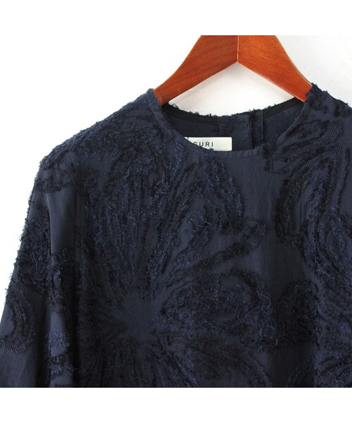 susuri（ススリ）の「SUSURI ススリ サーディンドレス #navy