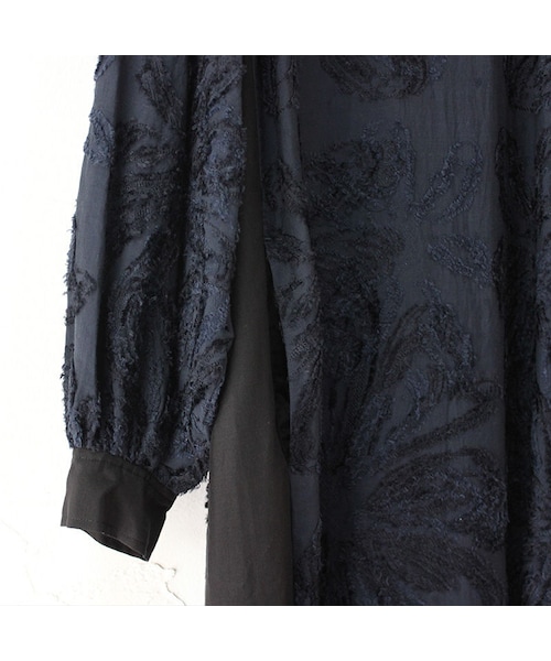 美品　SUSURI ススリ　サーディンドレスワンピース　フォーマル susuri（ススリ）の「SUSURI ススリ サーディンドレス #navy 【送料