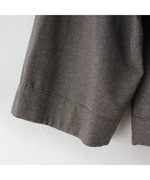 susuri（ススリ）の「SUSURI ススリ ピザントパンツ #smoky brown 