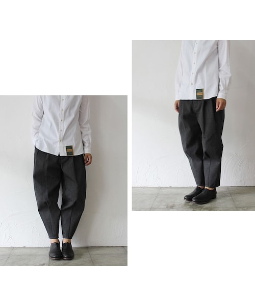 ASEEDONCLOUD（アシードンクラウド）の「ASEEDONCLOUD アシードンクラウド　Dvergr Trousers #Bedford Cloth 【送料無料】（その他パンツ・レディース・その他）」の3枚目の写真