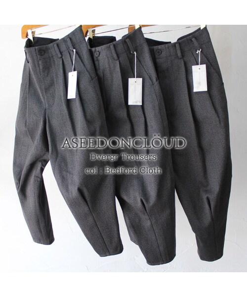 ASEEDONCLOUD（アシードンクラウド）の「ASEEDONCLOUD アシードンクラウド　Dvergr Trousers #Bedford Cloth 【送料無料】（その他パンツ・レディース・その他）」の6枚目の写真