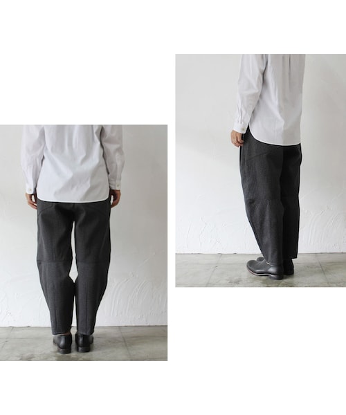 ASEEDONCLOUD（アシードンクラウド）の「ASEEDONCLOUD アシードンクラウド　Dvergr Trousers #Bedford Cloth 【送料無料】（その他パンツ・レディース・その他）」の5枚目の写真