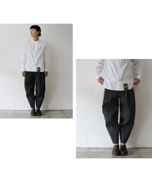 ASEEDONCLOUD（アシードンクラウド）の「ASEEDONCLOUD アシードンクラウド　Dvergr Trousers #Bedford Cloth 【送料無料】（その他パンツ・レディース・その他）」の2枚目の写真