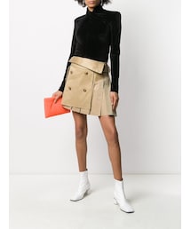 JUNYA WATANABE カモフラージュスカート XS JUNYA WATANABE（ジュンヤワタナベ）の「Wrap Front Mini Skirt