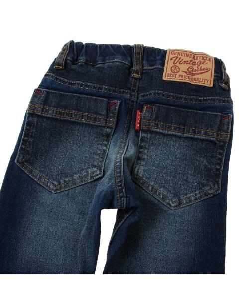 BREEZE（ブリーズ）の「【JUNK STORE】 インディゴニットスキニーパンツ（パンツ・ネイビーブルー・80/90/95/100/110/120/130/140）」の4枚目の写真