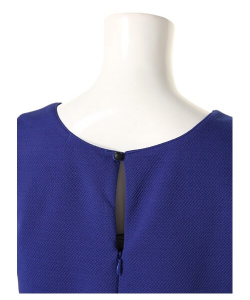 EDDY GRACE（エディグレース）の「エナジェティック2Pロンパース（オールインワン・サロペット・レディース・ブルー/ブラック/オフホワイト系・F）」の10枚目の写真