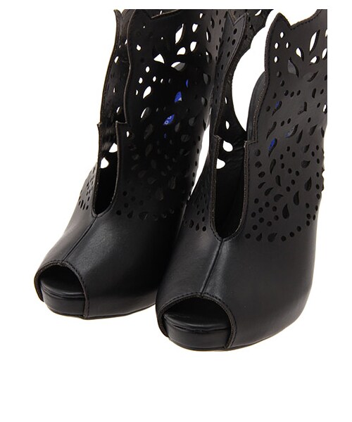 EDDY GRACE（エディグレース）の「カットアウトウェッジサンダル（シューズ・レディース・ベージュ/ブラック/オフホワイト系・M/L）」の7枚目の写真