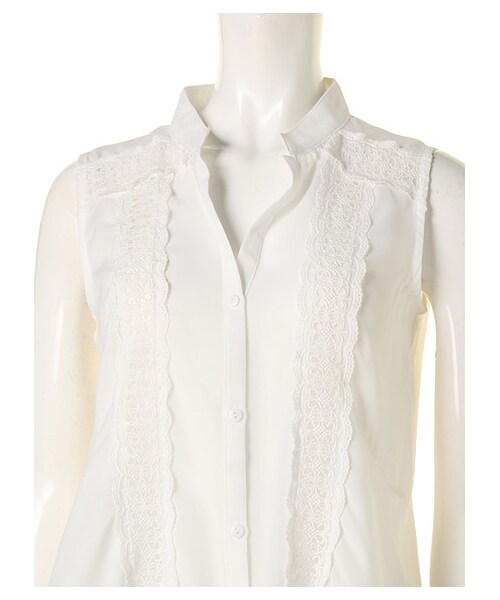 EDDY GRACE（エディグレース）の「リトルマーメイドノースリシャツ（トップス・レディース・ブルー/ブラック/オフホワイト系・F）」の7枚目の写真