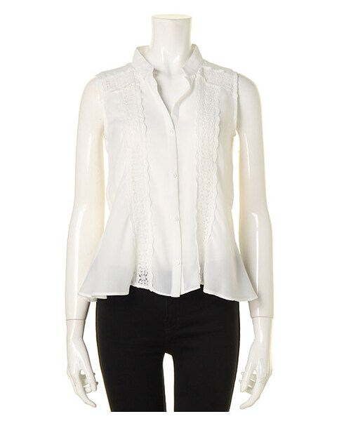 EDDY GRACE（エディグレース）の「リトルマーメイドノースリシャツ（トップス・レディース・ブルー/ブラック/オフホワイト系・F）」の4枚目の写真