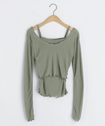 DHOLIC | ウェーブスリーブレス&TシャツSET(Tシャツ/カットソー)