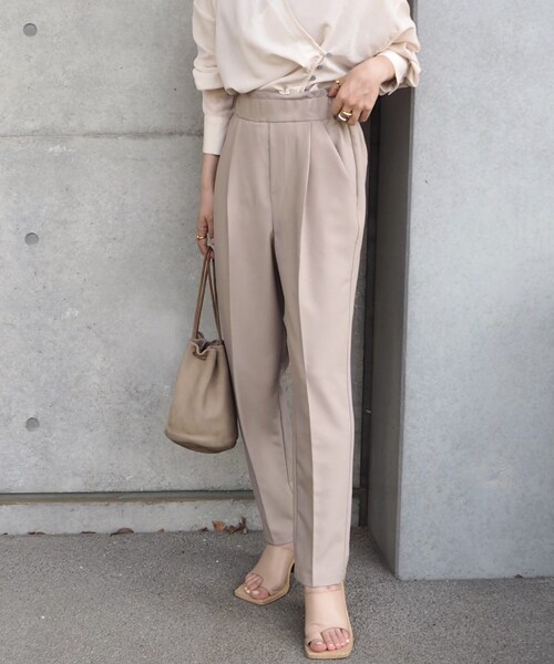 LAULEN（ローレン）の「Tapered pants（その他パンツ・レディース・ブラック/ベージュ/ブラウン・FREE）」の3枚目の写真