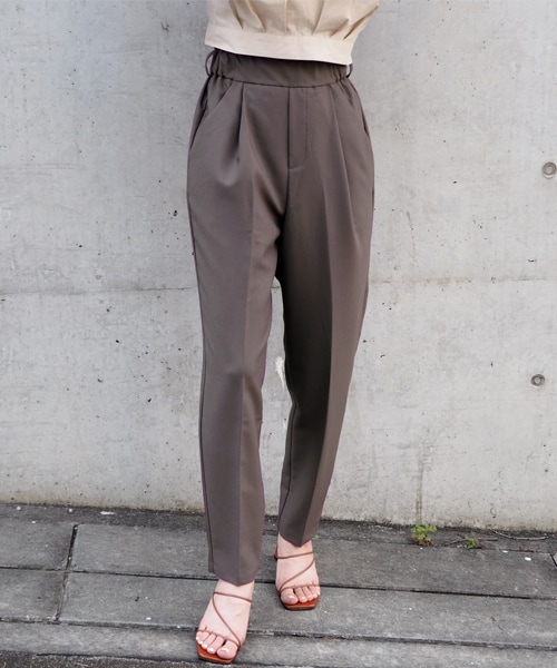 LAULEN（ローレン）の「Tapered pants（その他パンツ・レディース・ブラック/ベージュ/ブラウン・FREE）」の2枚目の写真