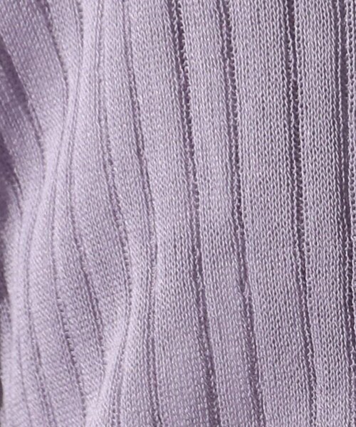 OZOC（オゾック）の「3Wayシアーニットアンサンブル（トップス・レディース・アイボリー(004)/ライトパープル(081)/タバコブラウン(054)/モデル情報:身長153cm 着用サイズ38(M)/モデル情報:身長157cm 着用サイズ38(M)・38(M)）」の10枚目の写真