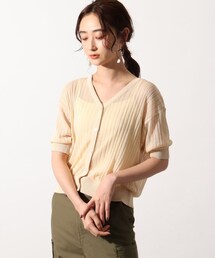 OZOC | 3Wayシアーニットアンサンブル(トップス)