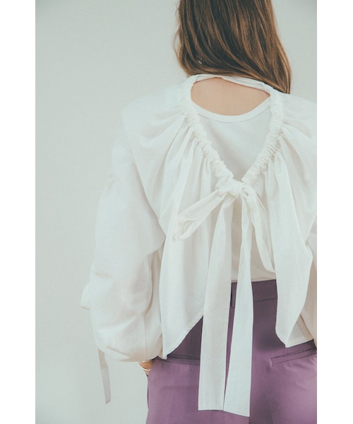 CLANE（クラネ）の「CLANE クラネ “3WAY BACK OPEN GATHER TOPS” 3WAY