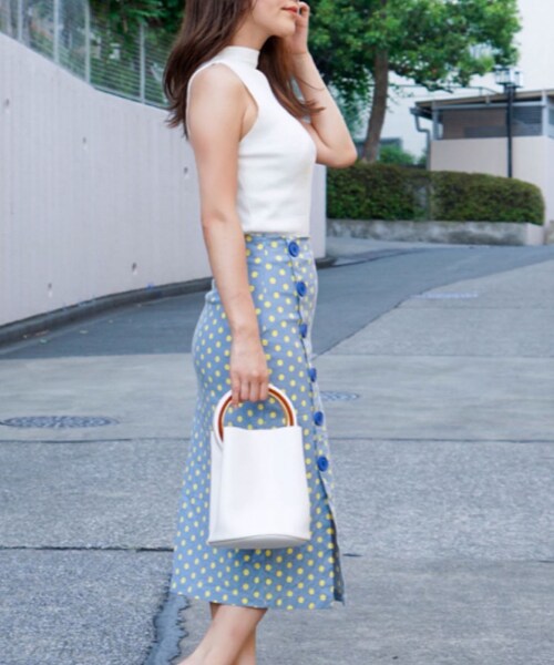no brand（ノーブランド）の「ポルカドットカラータイトスカート（スカート・レディース・その他）」の12枚目の写真