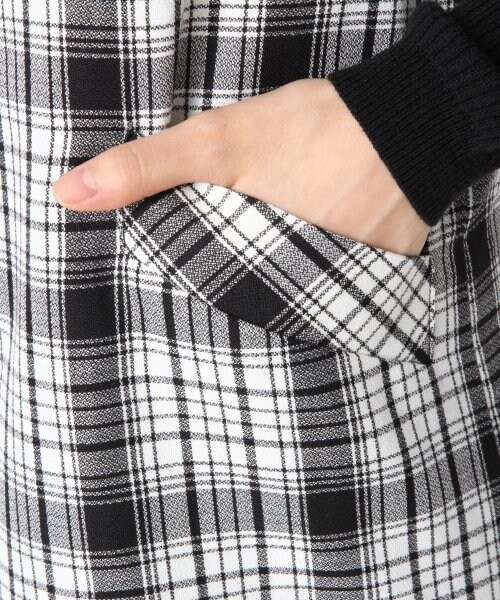 LOWRYS FARM（ローリーズファーム）の「チェックジャンスカワンピース（ワンピース/ドレス・レディース・ブラック/レッド・Ｍ/Ｌ）」の8枚目の写真