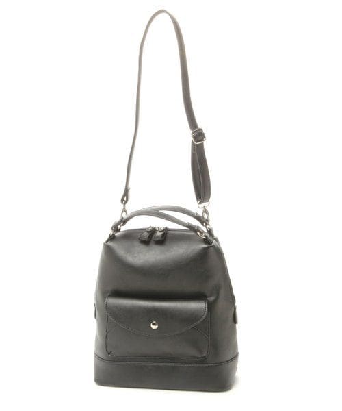 JEANASIS（ジーナシス）の「フロントポケット２ＷＡＹショルダー（バッグ・レディース・アイボリー/ブラック・FREE）」の10枚目の写真