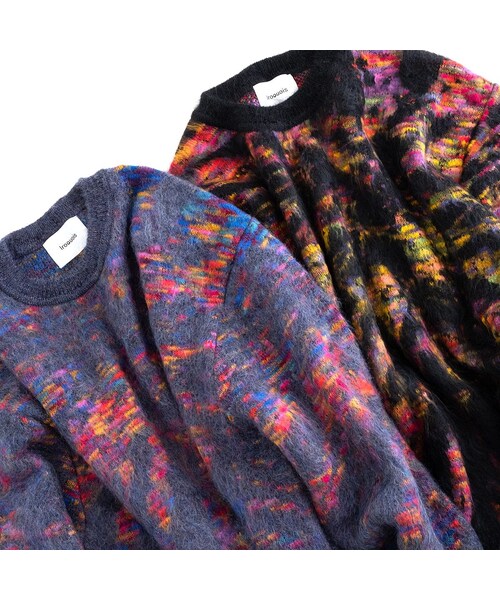 Iroquois（イロコイ）の「Iroquois TIE DYE JQ KNIT(BLACK)（ニット/セーター・メンズ・その他）」の14枚目の写真