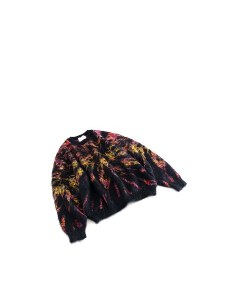 Iroquois（イロコイ）の「Iroquois TIE DYE JQ KNIT(BLACK)（ニット/セーター・メンズ・その他）」の6枚目の写真