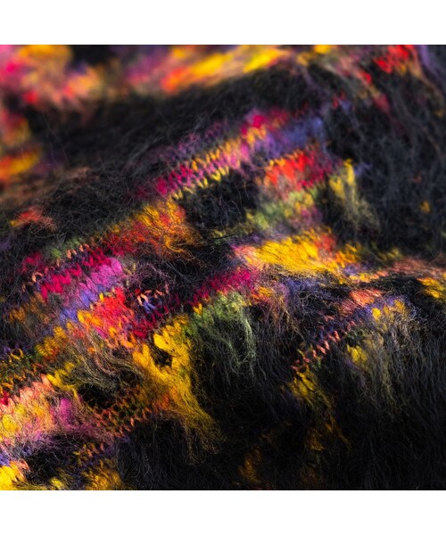 Iroquois（イロコイ）の「Iroquois TIE DYE JQ KNIT(BLACK)（ニット/セーター・メンズ・その他）」の5枚目の写真