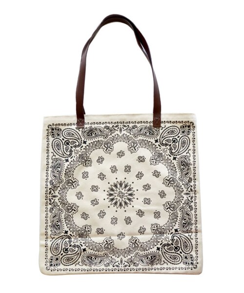 no brand（ノーブランド）の「ペイズリーエコトートBAG・BK/BL（エコバッグ/サブバッグ・レディース・その他）」の12枚目の写真