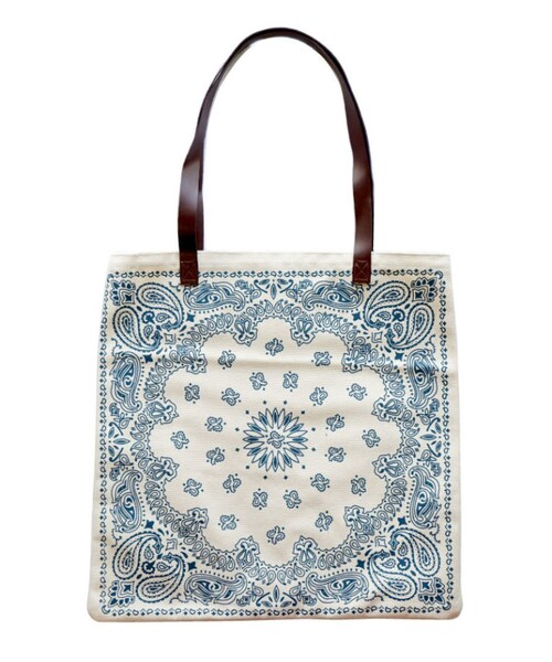 no brand（ノーブランド）の「ペイズリーエコトートBAG・BK/BL（エコバッグ/サブバッグ・レディース・その他）」の13枚目の写真
