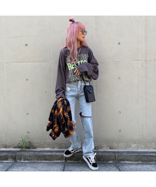 no brand（ノーブランド）の「ストレートデニムパンツ#8608（デニムパンツ・レディース・その他）」の8枚目の写真