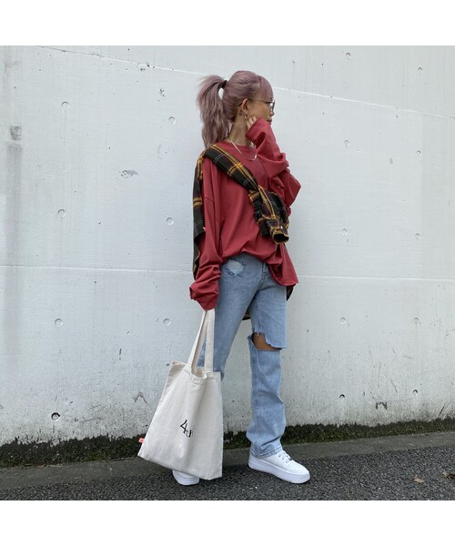 no brand（ノーブランド）の「ストレートデニムパンツ#8608（デニムパンツ・レディース・その他）」の11枚目の写真