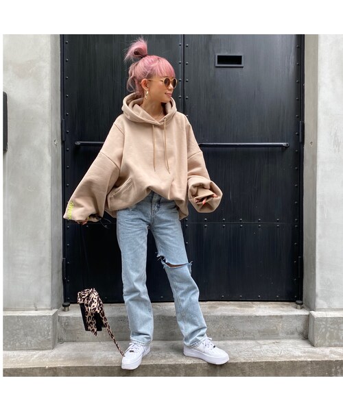 no brand（ノーブランド）の「ストレートデニムパンツ#8608（デニムパンツ・レディース・その他）」の3枚目の写真