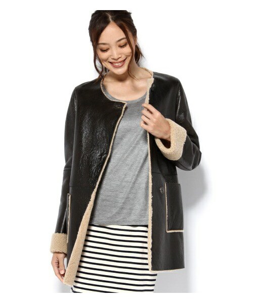 B.C STOCK（ベーセーストック）の「DANKO ムートンコート