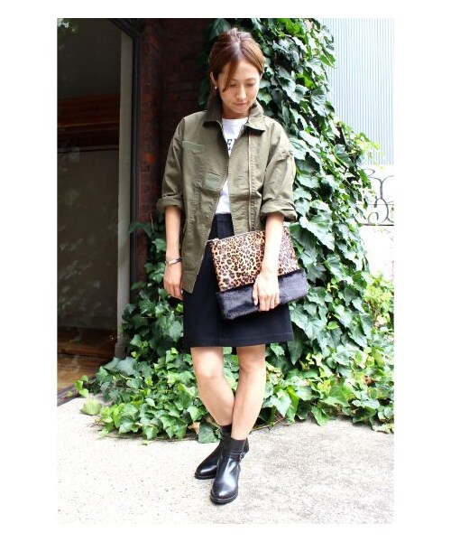 Spick & Span（スピックアンドスパン）の「コーマツイル ミリタリーJK（ミリタリー・レディース・カーキ・フリー）」の2枚目の写真