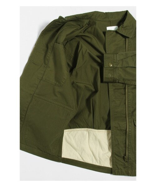 Spick & Span（スピックアンドスパン）の「コーマツイル ミリタリーJK（ミリタリー・レディース・カーキ・フリー）」の13枚目の写真