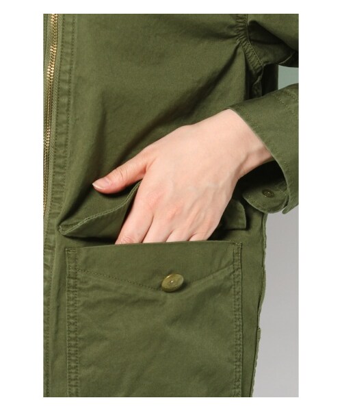 Spick & Span（スピックアンドスパン）の「コーマツイル ミリタリーJK（ミリタリー・レディース・カーキ・フリー）」の7枚目の写真