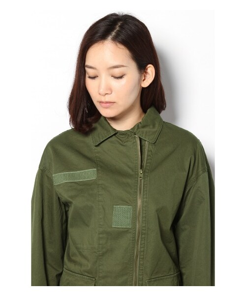 Spick & Span（スピックアンドスパン）の「コーマツイル ミリタリーJK（ミリタリー・レディース・カーキ・フリー）」の5枚目の写真