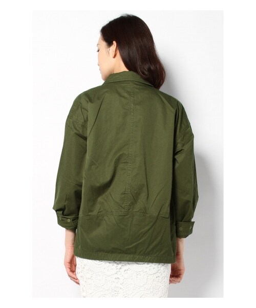 Spick & Span（スピックアンドスパン）の「コーマツイル ミリタリーJK（ミリタリー・レディース・カーキ・フリー）」の8枚目の写真