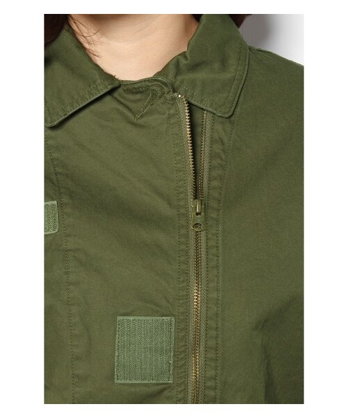 Spick & Span（スピックアンドスパン）の「コーマツイル ミリタリーJK（ミリタリー・レディース・カーキ・フリー）」の10枚目の写真