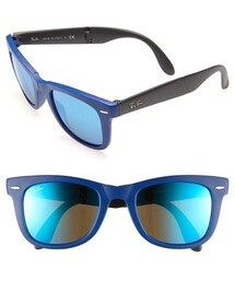 Ray-Ban | Ray-Ban 'Folding Wayfarer' 50mm Sunglasses(サングラス)