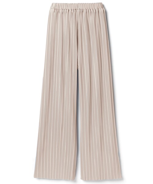 GRL（グレイル）の「プリーツワイドパンツ（その他パンツ・レディース・グリーン/アイボリー・F）」の2枚目の写真