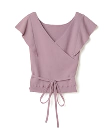 GRL | カシュクールラッフルニットトップス(ニット/セーター)