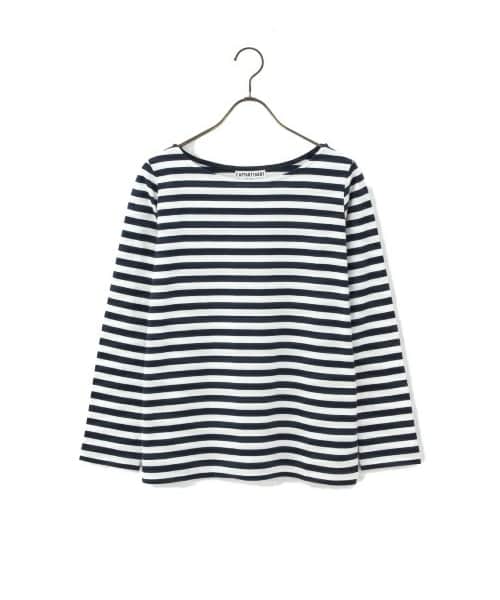 L'Appartement アパルトモン ボーダーTシャツ BORDER RIB LONGSLEEVE T-SHIRT（Tシャツ／カットソー）｜L