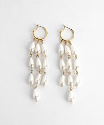 DHOLIC | トリプルラインパールピアス(ピアス（両耳用）)